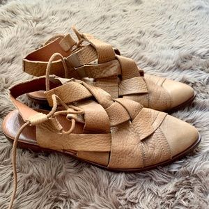 Free People Destino Woven Flats